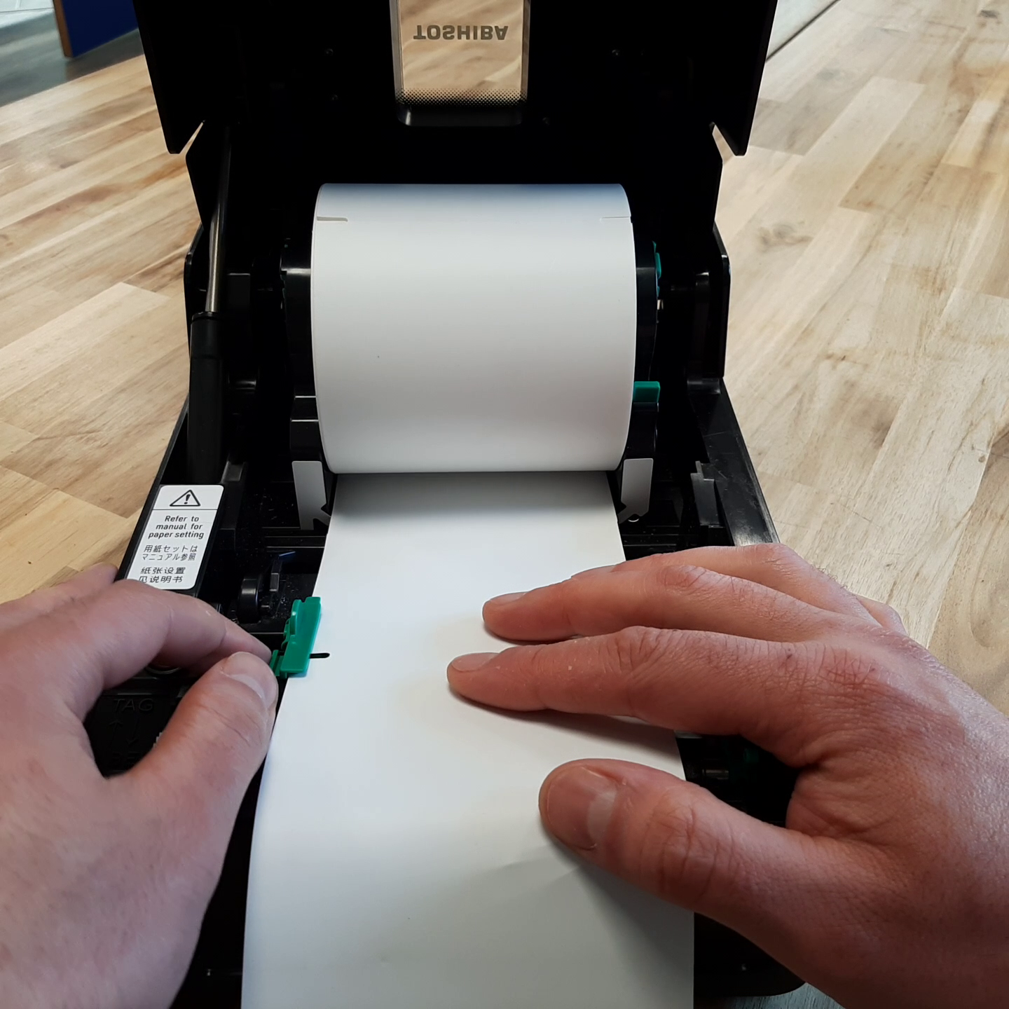 Posterframe: Sensor instellen